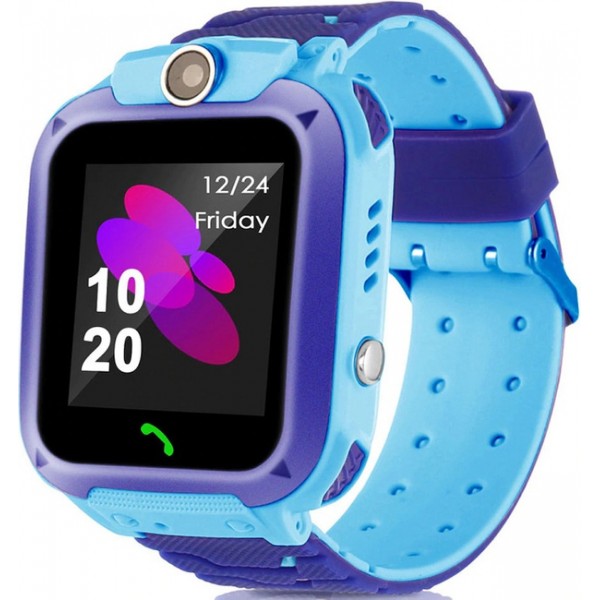 Детские Смарт Часы Baby Smart Watch Q12 (S12) Original С Lbs Сине-Голубые