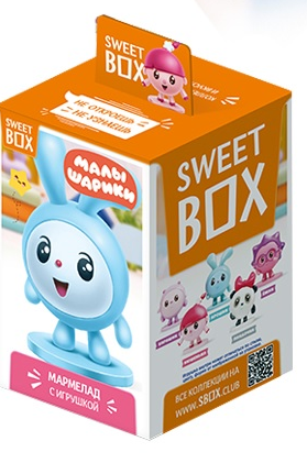 Sweet Box Малюки 2021 мармелад з іграшкою в коробочці