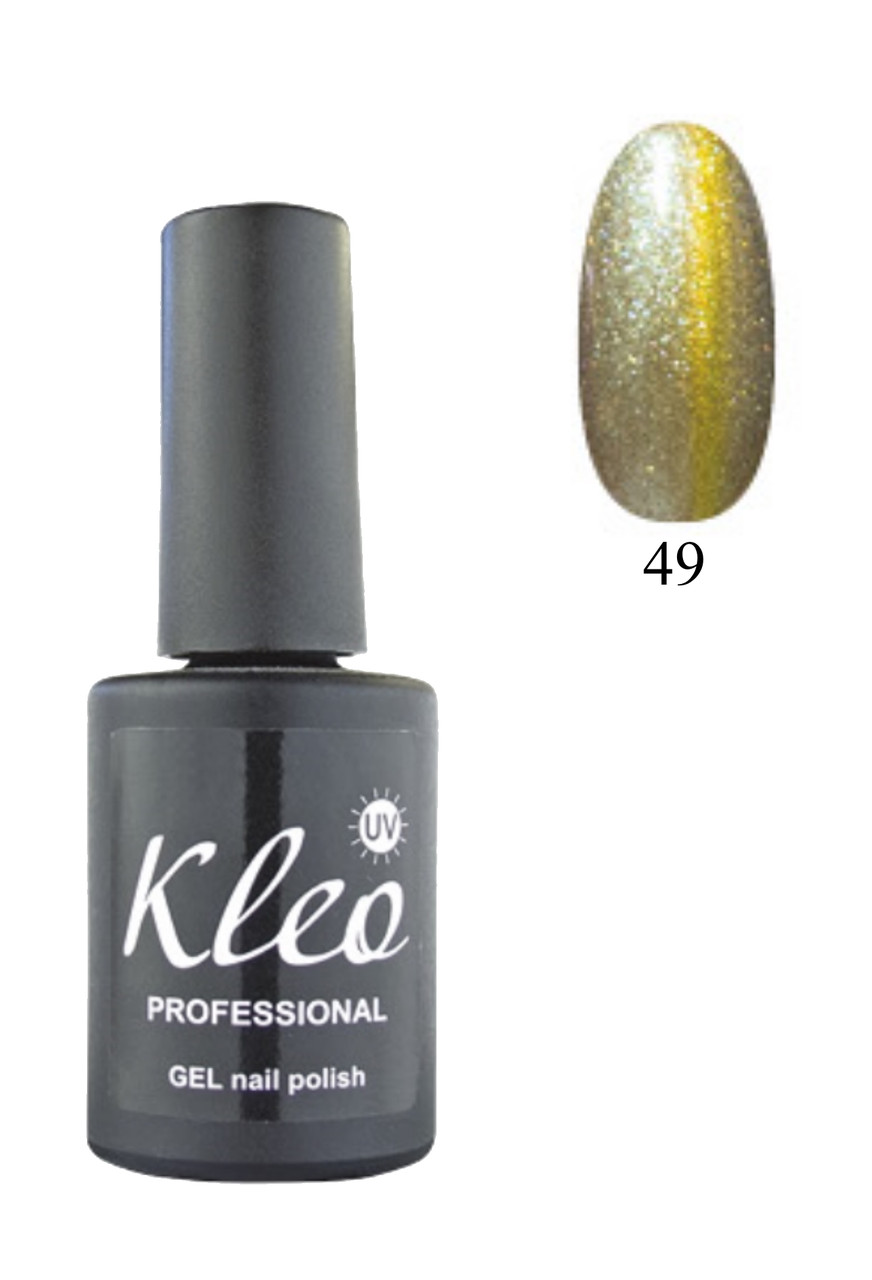 Гель-лак для нігтів Котяче око Kleo Professional Chameleon Cat eye gel 3D effect Колір 49 11 мл