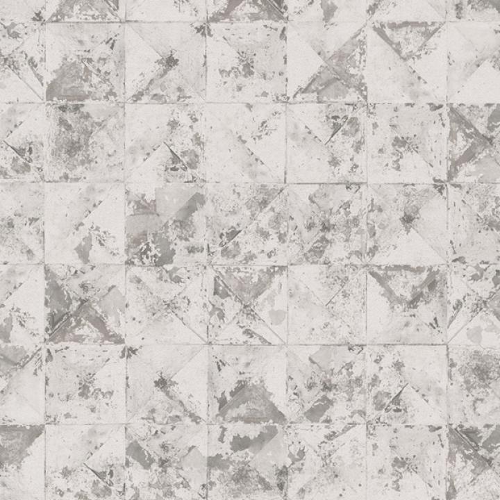 Вінілові шпалери на флізеліновій основі Collage P+S International Сіро-білий (42501-20)