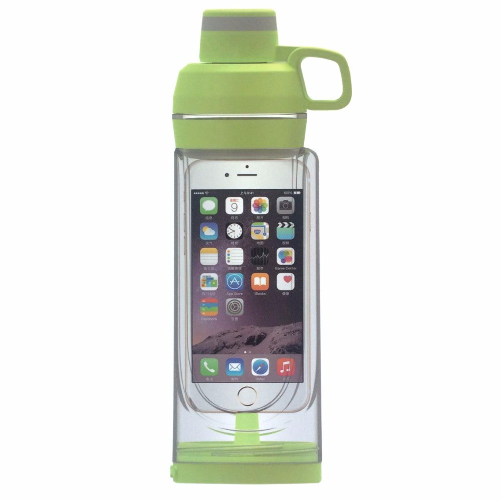 Спортивна пляшка для води та телефону SO-KID Н-606 400 мл Зелена (gr006151)