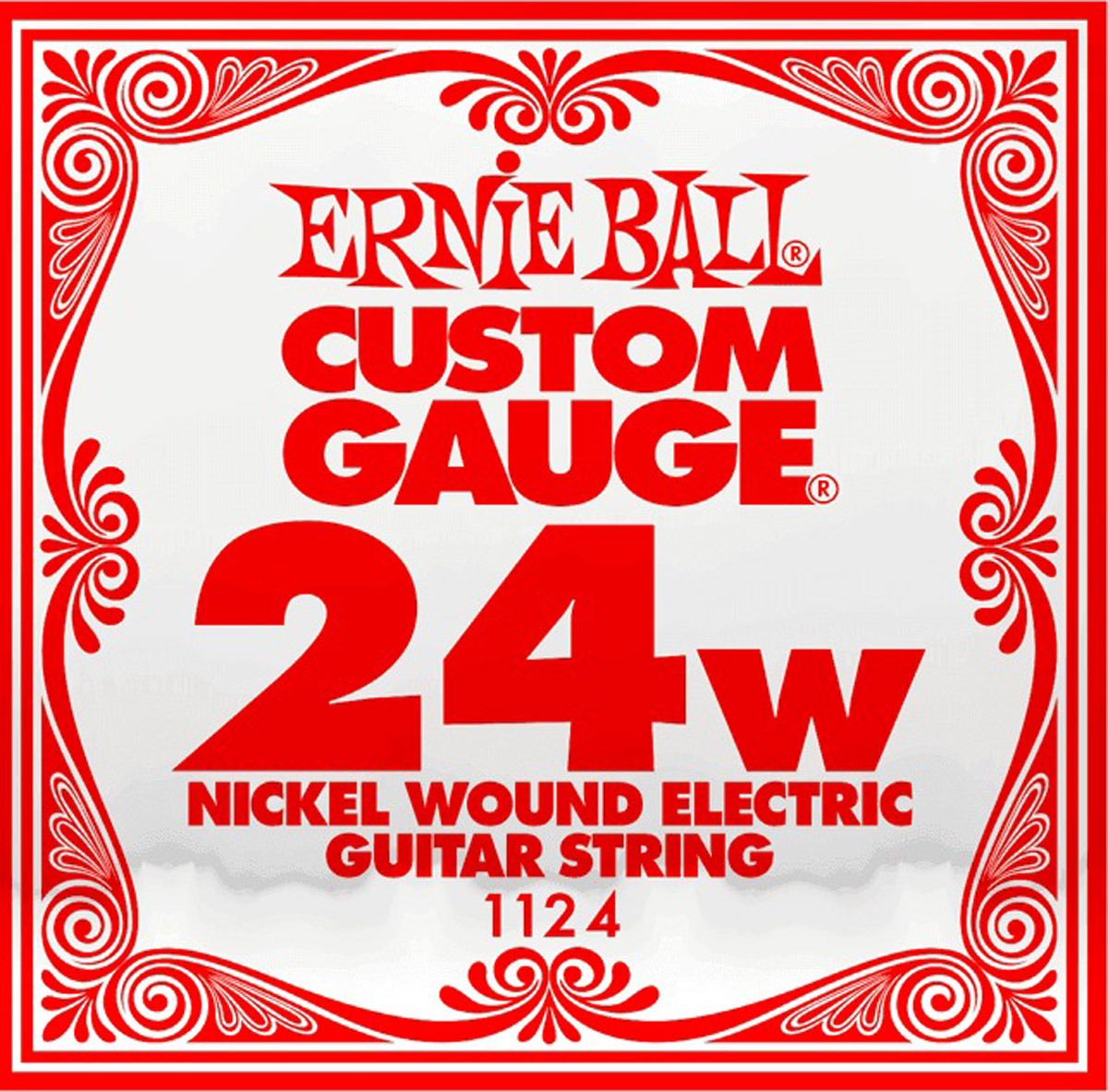 Струна Ernie Ball 1124 Nickel Wound Electric Guitar String .024