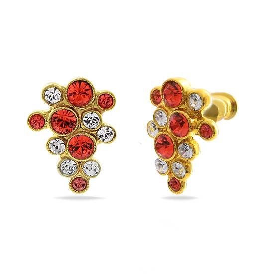 Сережки KOBI Grape зі Swarovski (7440-3032-25)