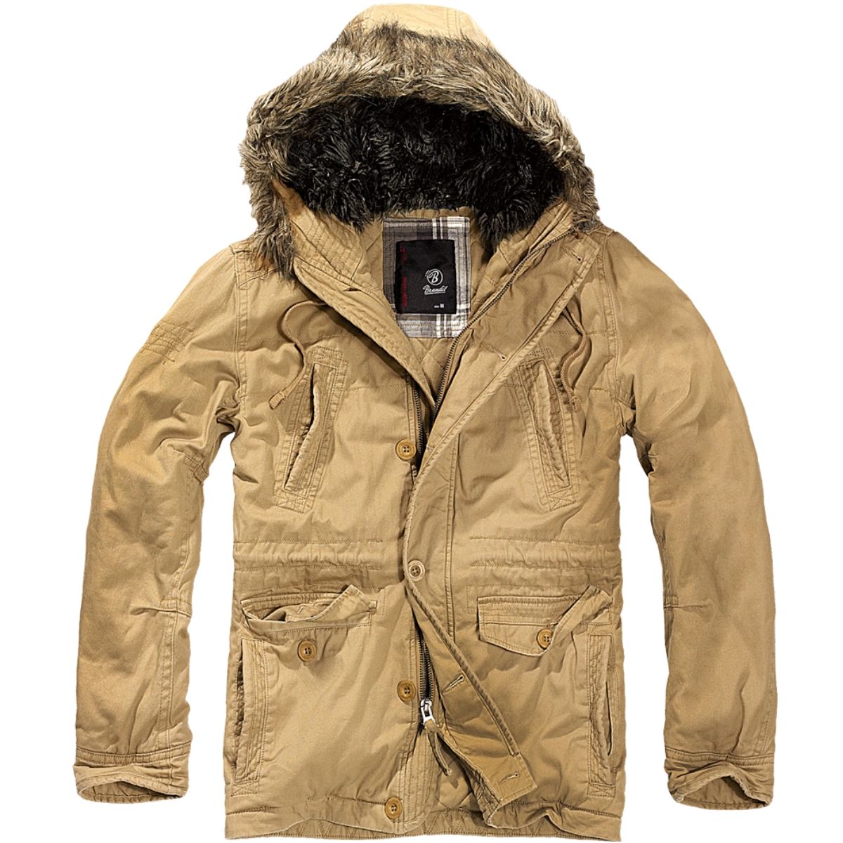 Куртка аляска Brandit Vintage Explorer CAMEL M Пісочний (3120.70-M)