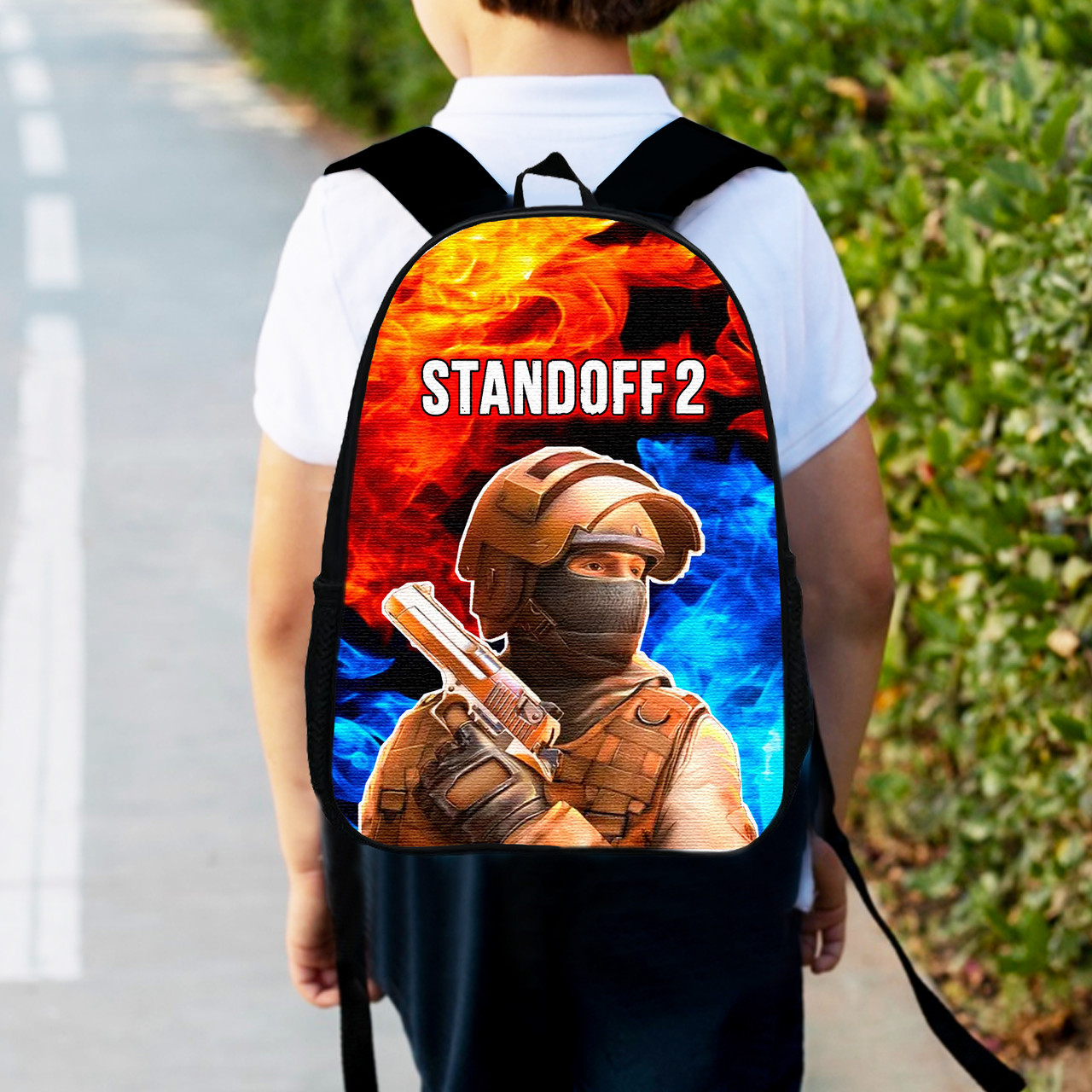 Дитячий рюкзак Standoff 2, 34х27х13 см, водонепроникний, з принтом