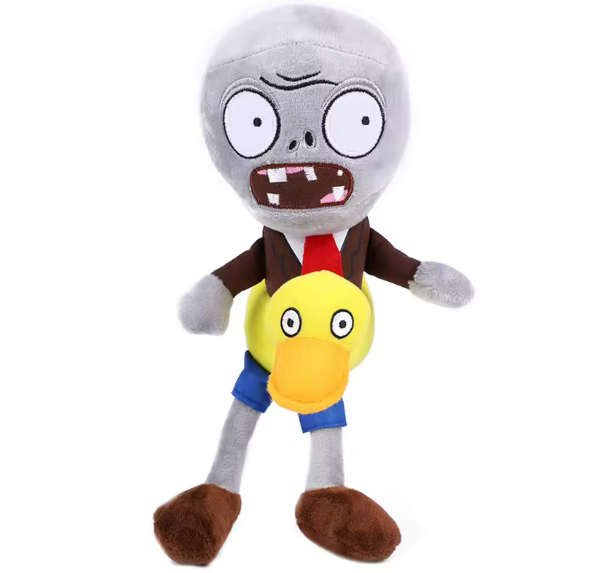 Мягкая игрушка Plants vs Zombies зомби с уткой 30 см Разноцветный (952)
