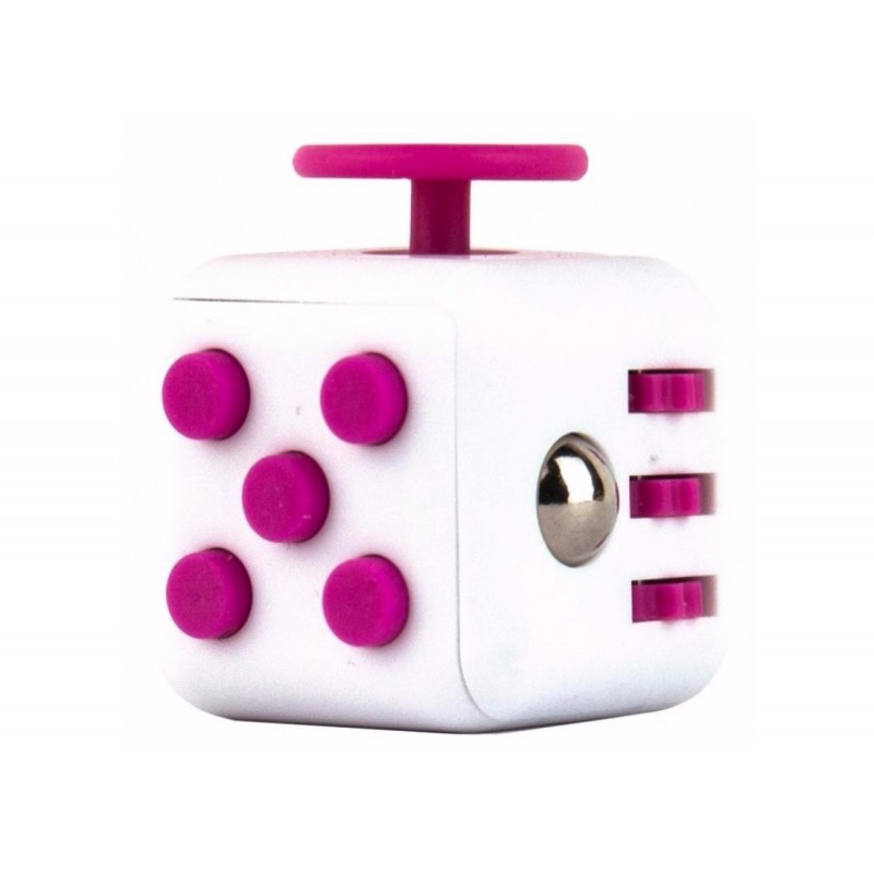 Фіджет куб Fidget Cube White-Pink (987328)