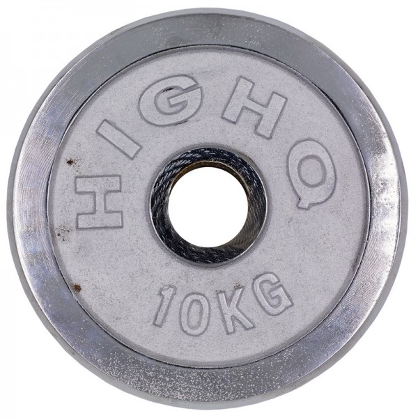 Млинці (диски) хромовані d-52мм HIGHQ SPORT ТА-1456 10кг (KL00068)