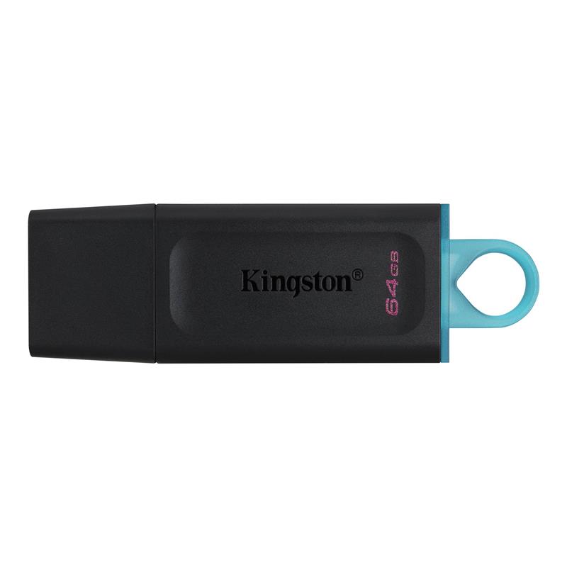 Флеш-накопитель USB3.2 64GB Kingston DataTraveler Exodia Black/Teal (DTX/64GB)