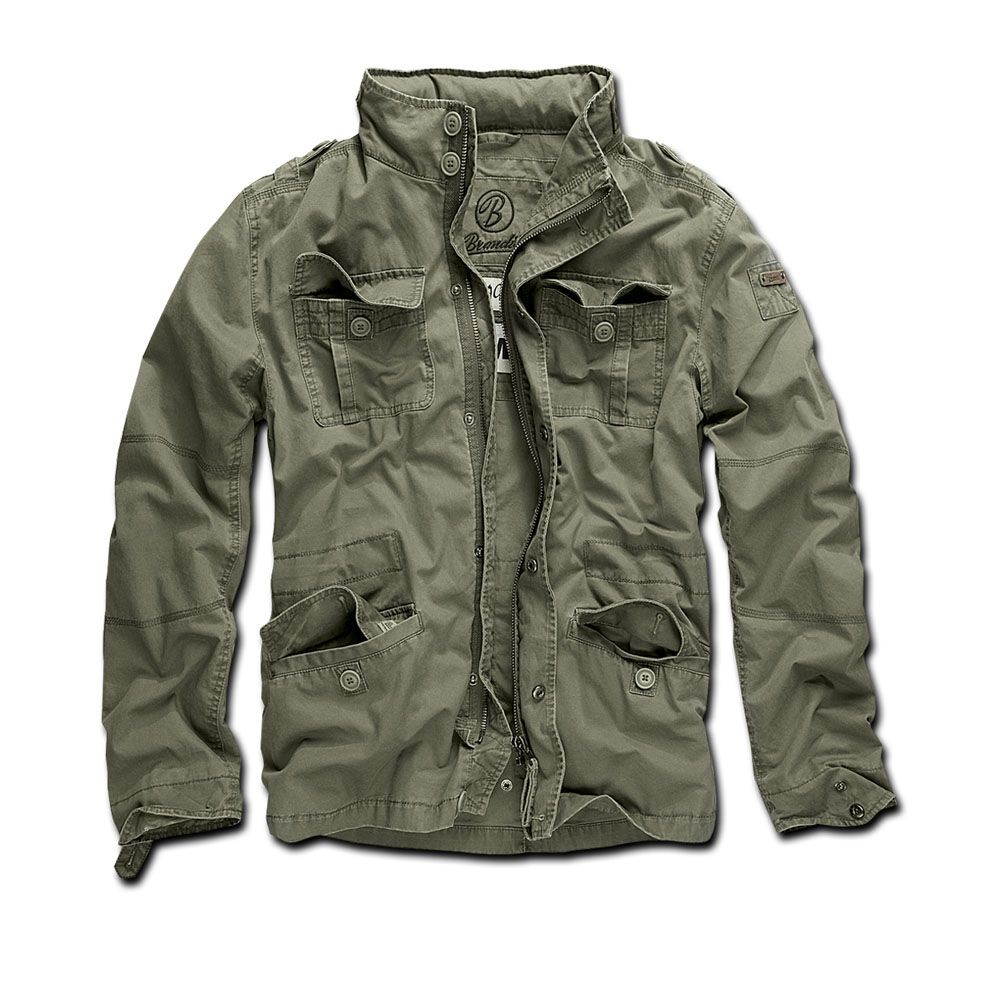 Куртка Brandit Britannia Jacket OLIVE M Зеленый (3116.1)