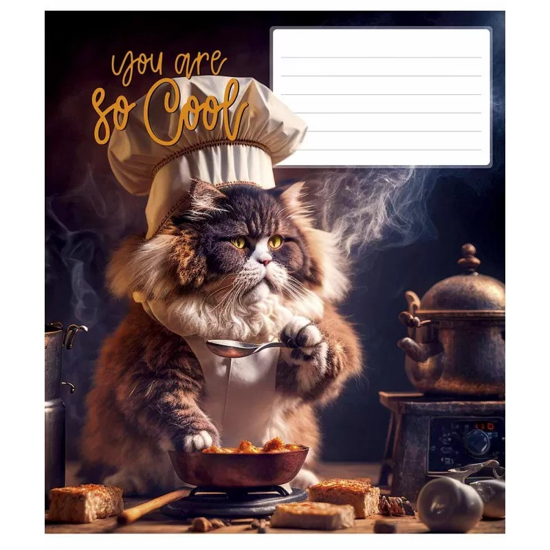 Тетрадь ученическая "You are so cool" Школярик 012-3241L-5 в линию 12 листов