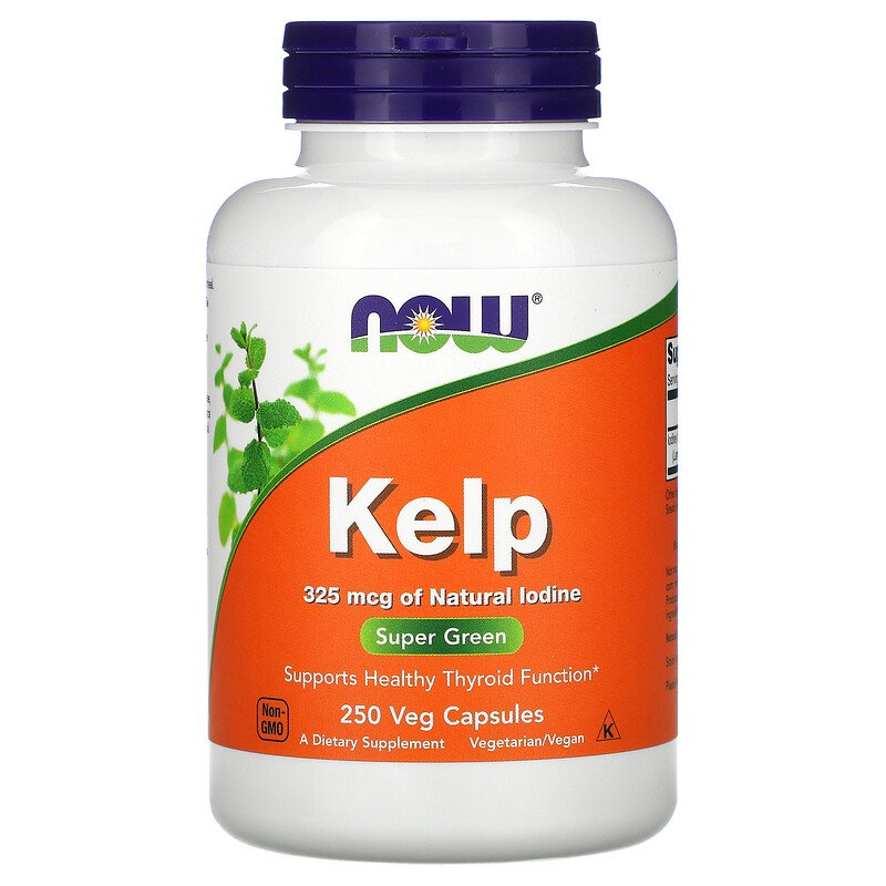 Ламинария NOW Foods Kelp 325 mcg 250 Veg Caps