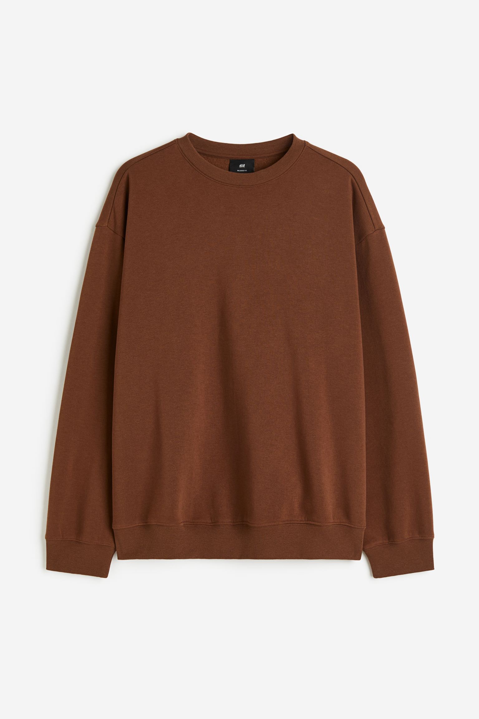 Свитшот мужской H&M 9708186 XL Коричневый (2030000271603)