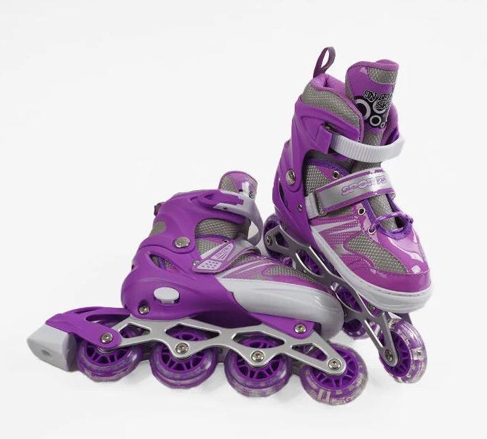 Роликовые коньки Best Roller 614-L PVC 39-43 Фиолетовый (173857)