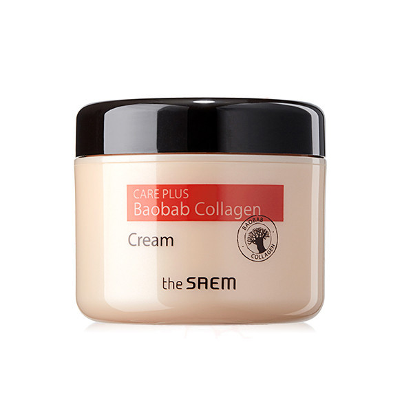 Крем для лица коллагеновый The Saem Care Plus Baobab Collagen Cream 100 мл (8806164125731)