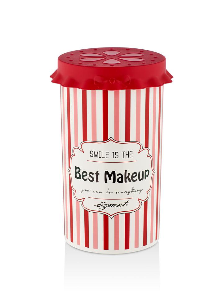 Контейнер для хранения Ozmet Smile 1.0 л Красный/белый (6629321)