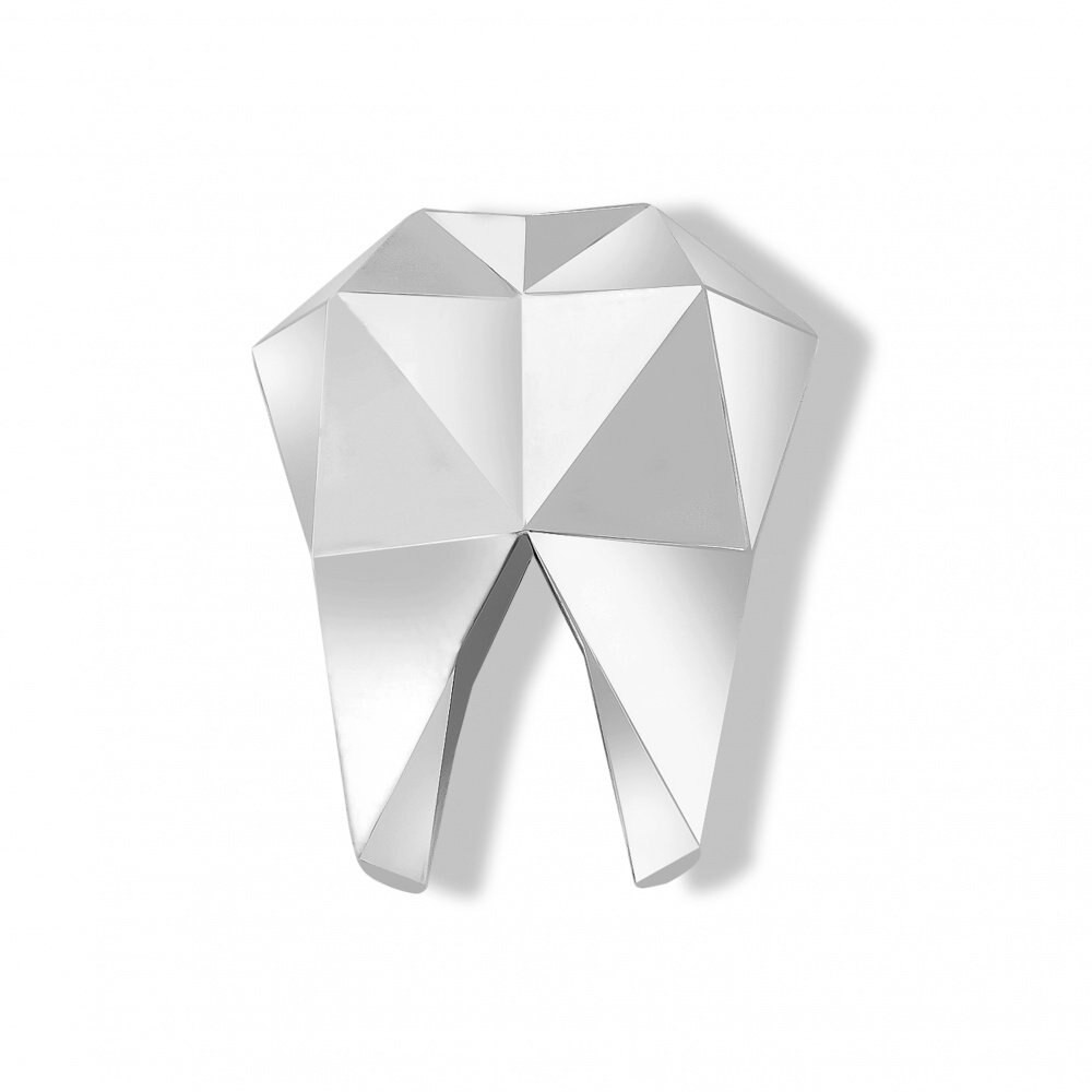 Значок BROCHE Зуб серебристый BRGV113380
