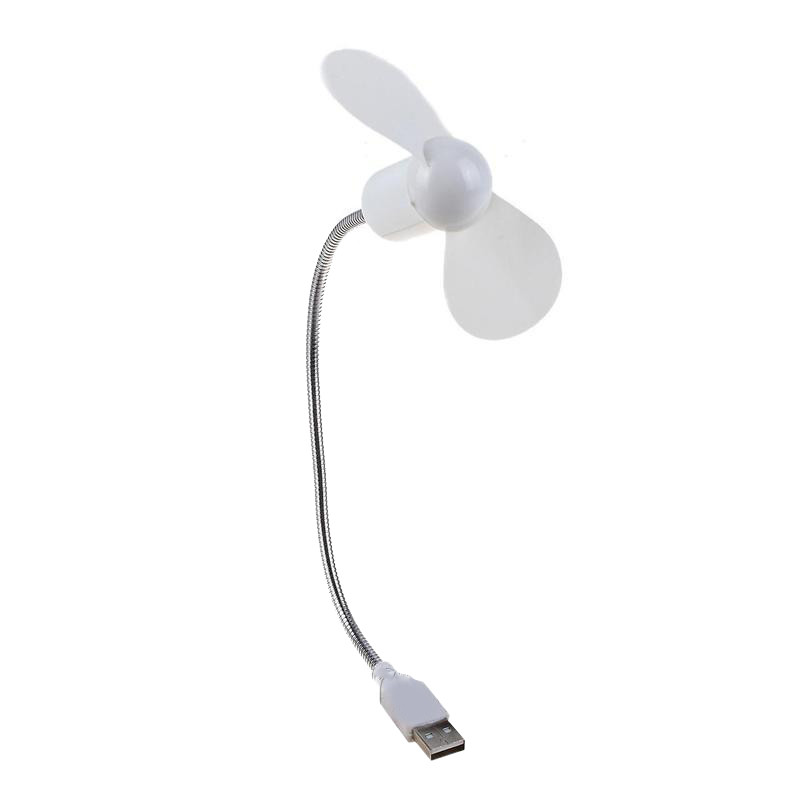 USB вентилятор UKC HW-001 металевий Білий (hub_np2_0442)