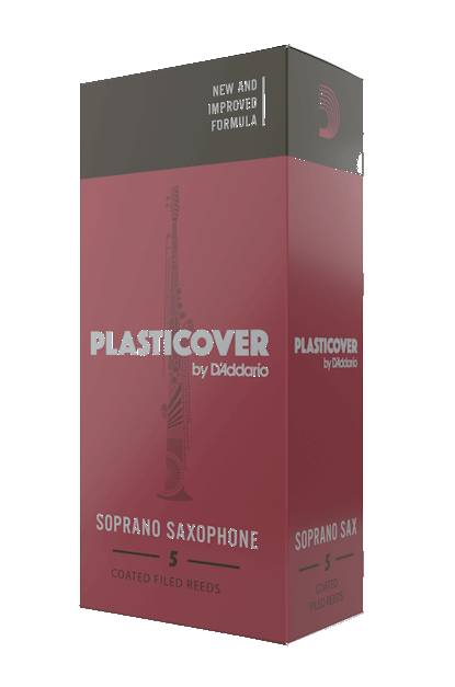 Тростини для саксофона сопрано D'Addario Plasticover RRP05SSX250 - Soprano Sax #2.5 - 5-Pack