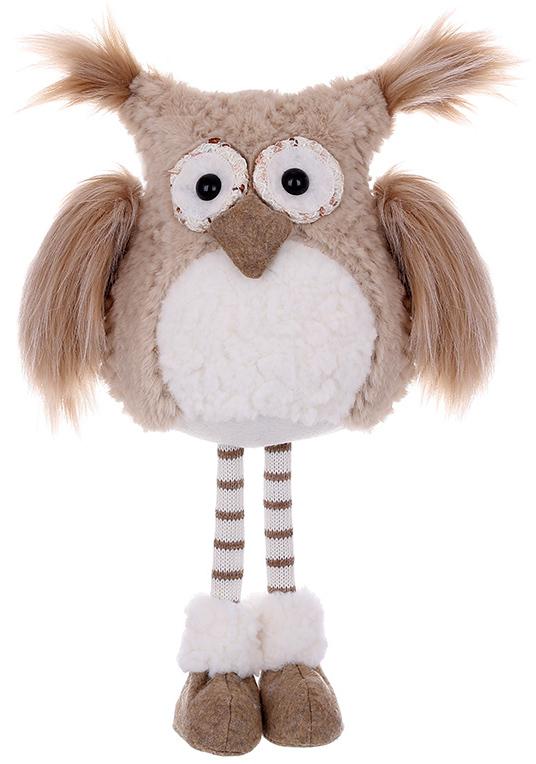Декоративная игрушка Owl in stockings 41 см BonaDi Разноцветный DP232374