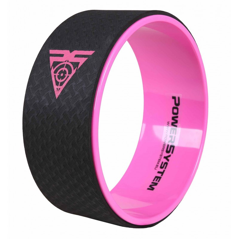 Колесо для йоги Power System Yoga Wheel Pro PS-4085 Black/Pink (PS_4085_Pink)