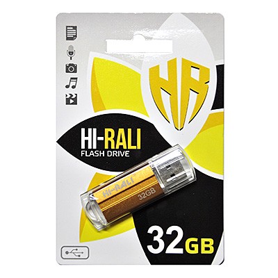 Флеш-накопитель USB 32GB Hi-Rali Corsair Series Bronze (HI-32GBCORBR)