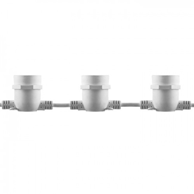 Гирлянда для улицы под лампочки Feron CL50-8 Белт-лайт (Belt-light) 230 V 10хЕ27 5 м White