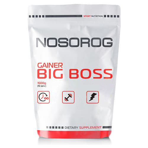 Гейнер Nosorog Nutrition Big Boss Gainer 1.5 кг Шоколад (2466377565)