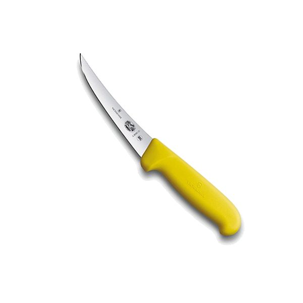 Кухонний ніж обвалочний Victorinox Fibrox Boning 12 см Жовтий (5.6608.12)