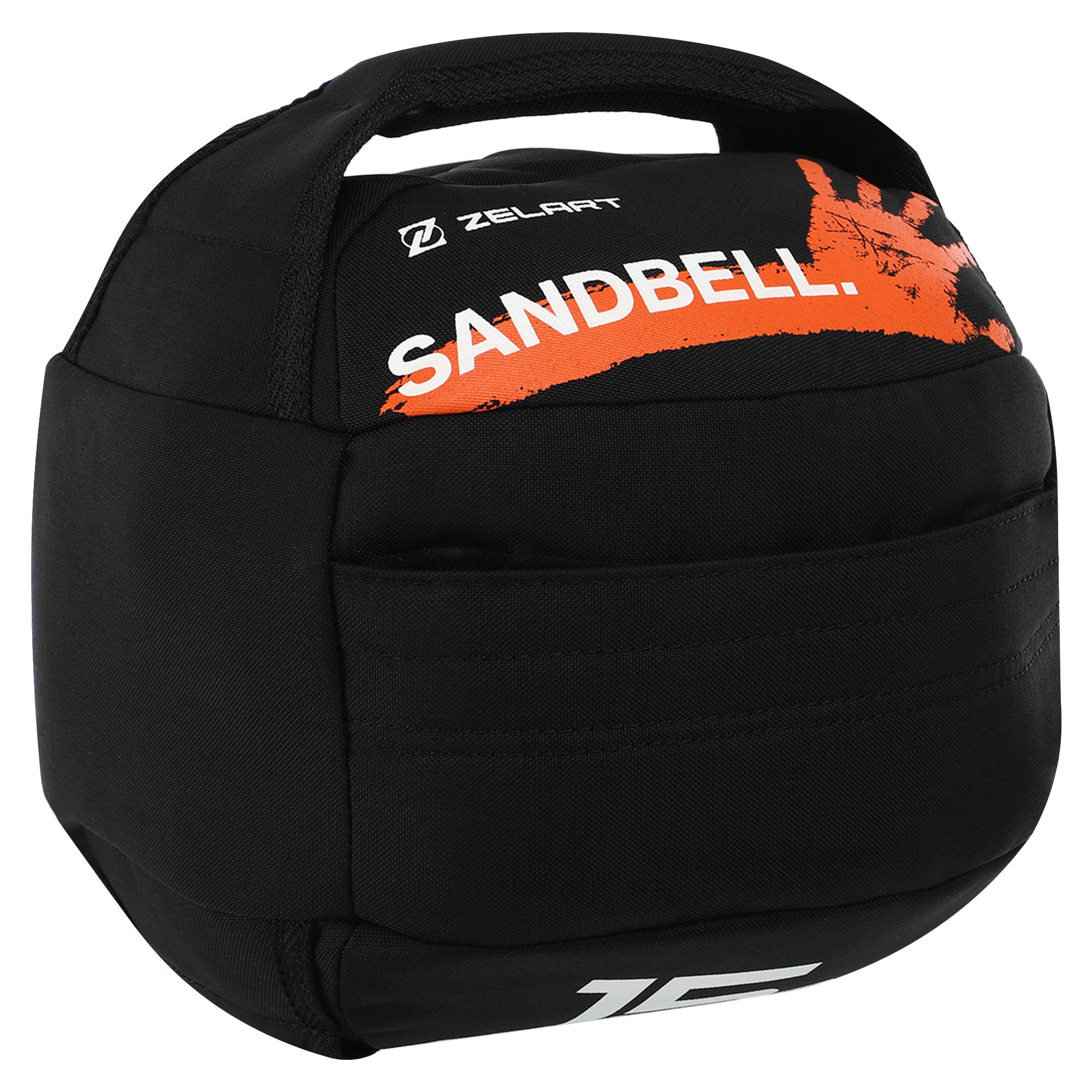 Мяч волбол для кроссфита и фитнеса Zelart WALL BALL TA-7823-15-1 15кг черный