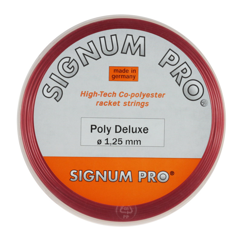 Теннисные струны Signum Pro Poly Deluxe Red 12.2 м Красный (1230-0-0)