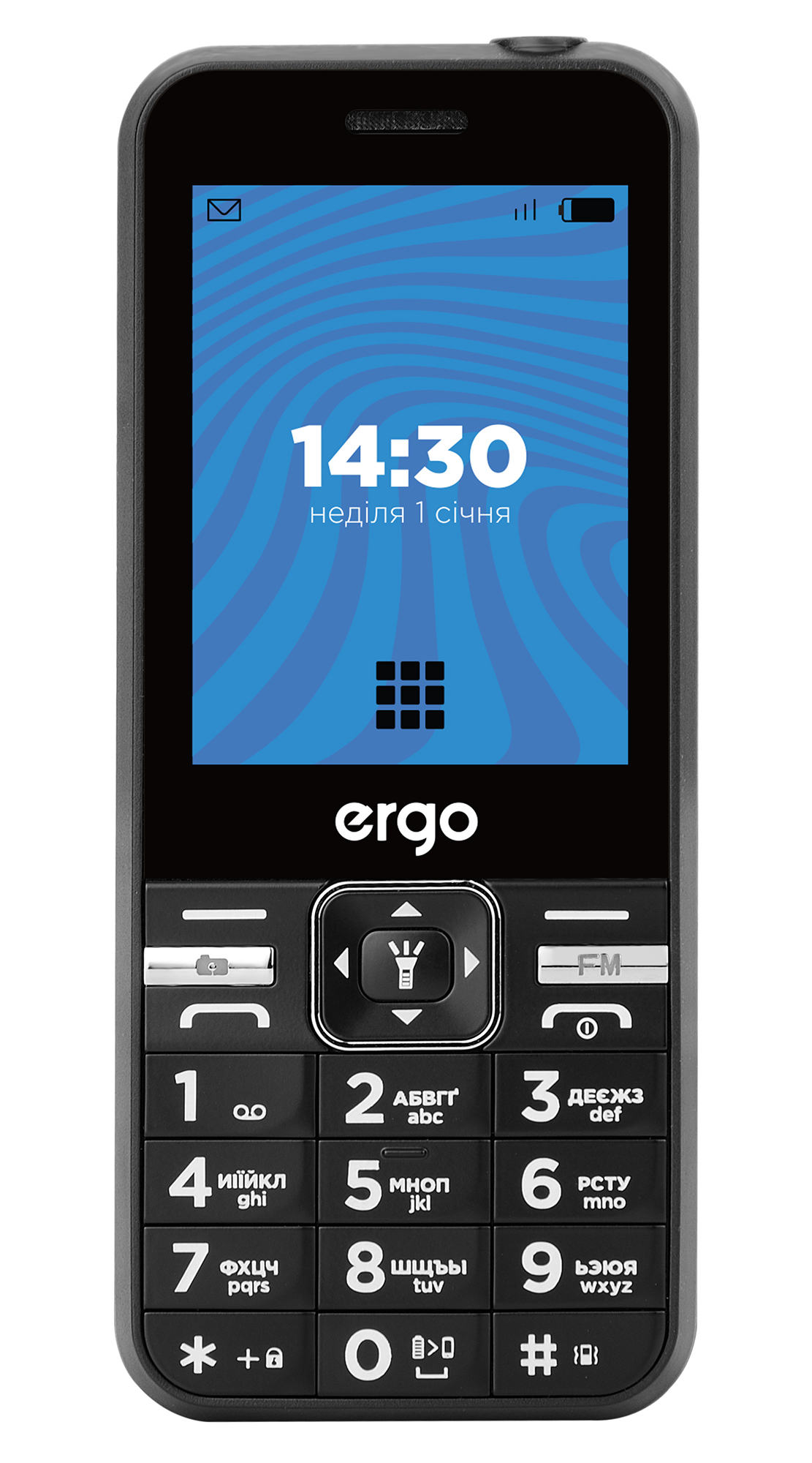 Мобильный телефон ERGO E281 Dual Sim Black (6653749)