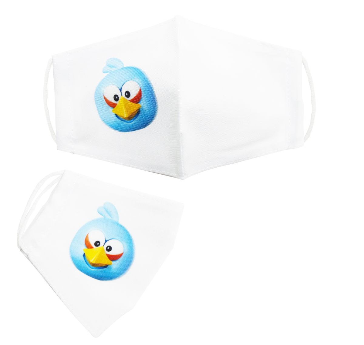 Багаторазова 4-х шарова захисна маска Angry birds Джей розмір 3 7-14 років MiC (mask2NEW)