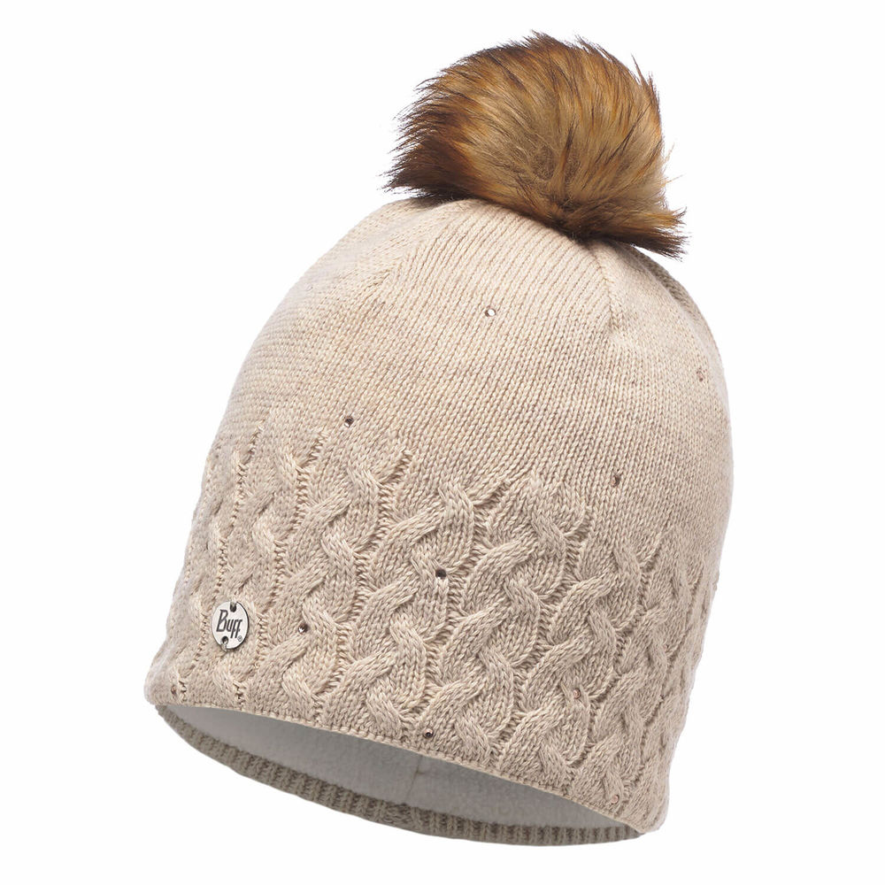 Шапка Buff Knitted & Polar Hat Elie One Size Бежевый