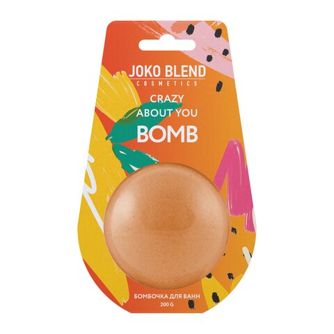 Бомбочка-гейзер для ванни Joko Blend Crazy about you 200 г 4823099501793