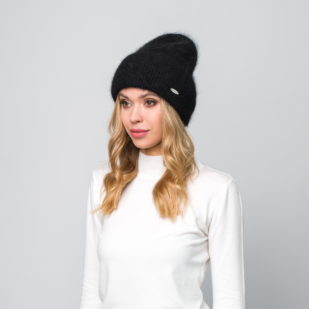 Шапка LuckyLOOK бини 670-007 One size Черный