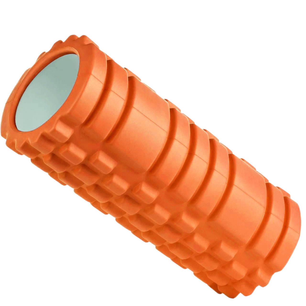 Масажний ролик роллер U-powex EVA foam roller 33x14 см Orange