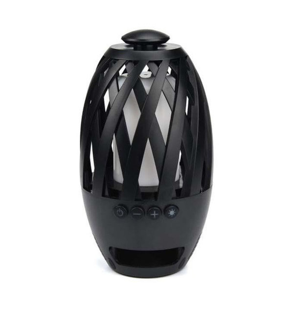 Беспроводная Bluetooth колонка SUNROZ Flame Atmosphere BTS-596 LED Камин Black (SUN0114)