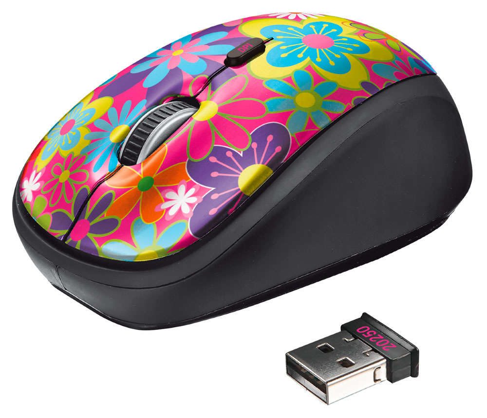 Миша Trust Yvi Wireless Mouse Flower power (20250) (F00140470)