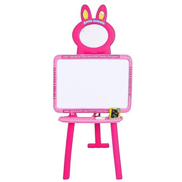 Мольберт детский и магнитная доска Limo Toy 0703 UK-ENG  Pink 43,5х29 см Розовый