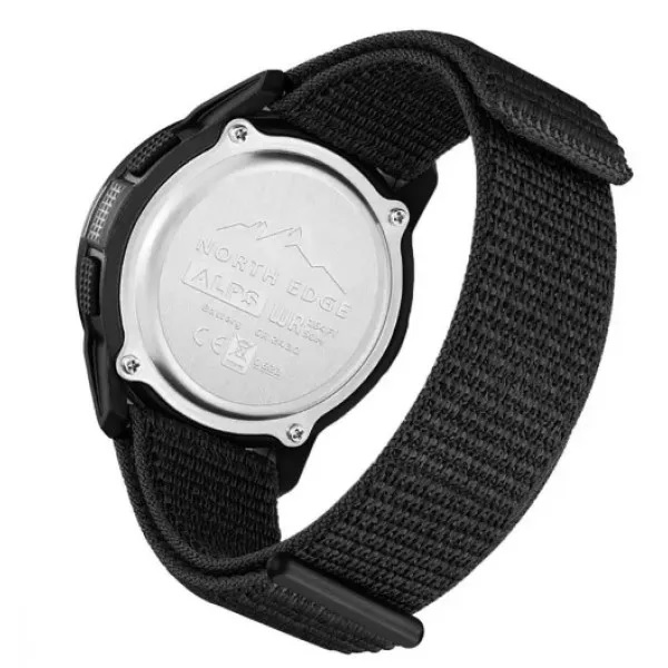 Часы мужские с компасом North Edge Alps Black (dbccee02)