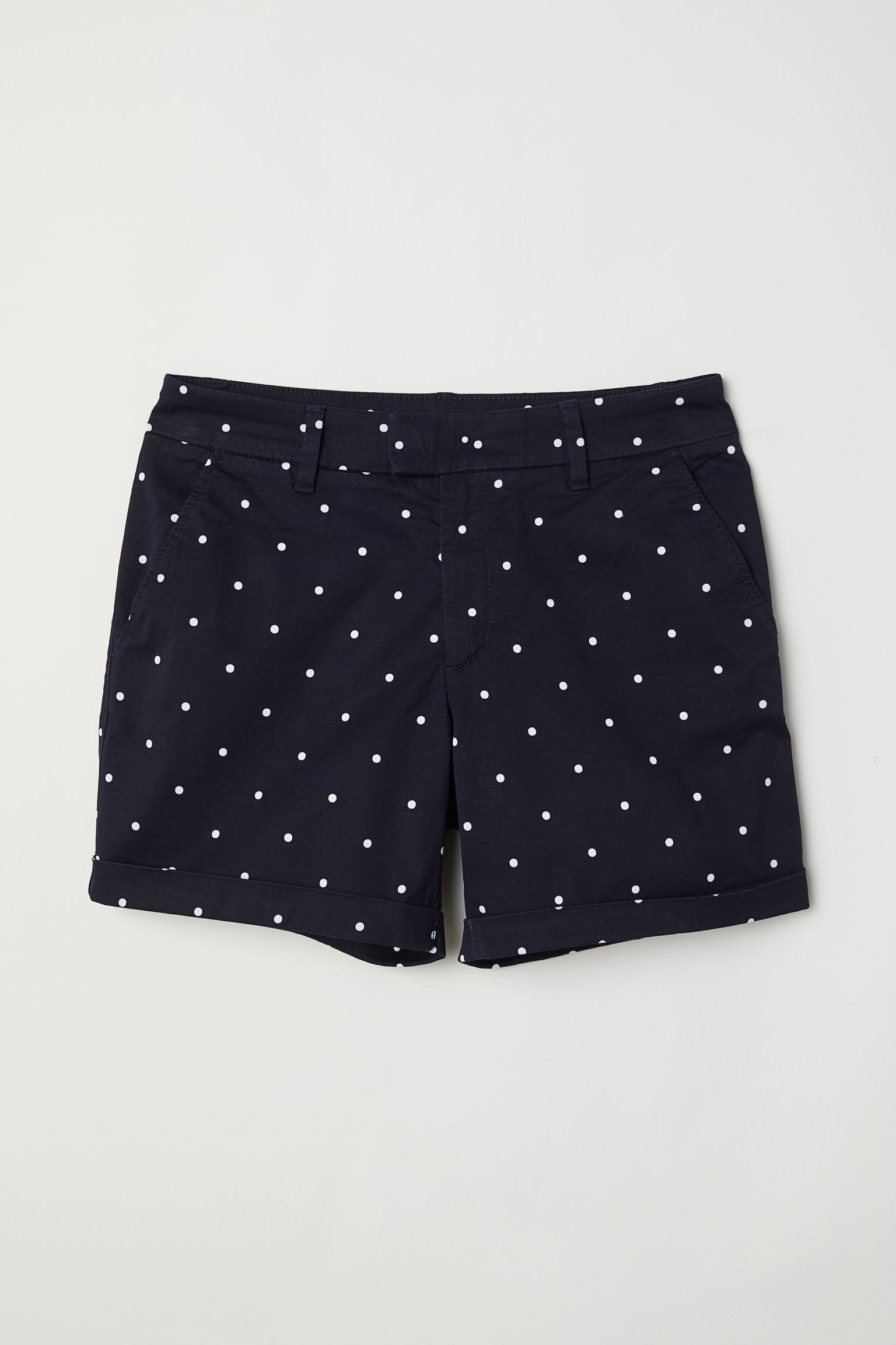 Шорты женские H&M 5997197 34 Темно-синий (2030000238569)