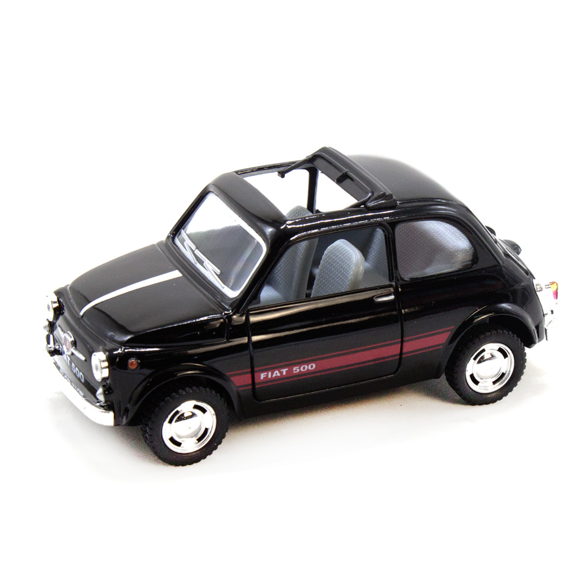 Машинка Kinsmart Fiat 500 Черный (KT5004W)