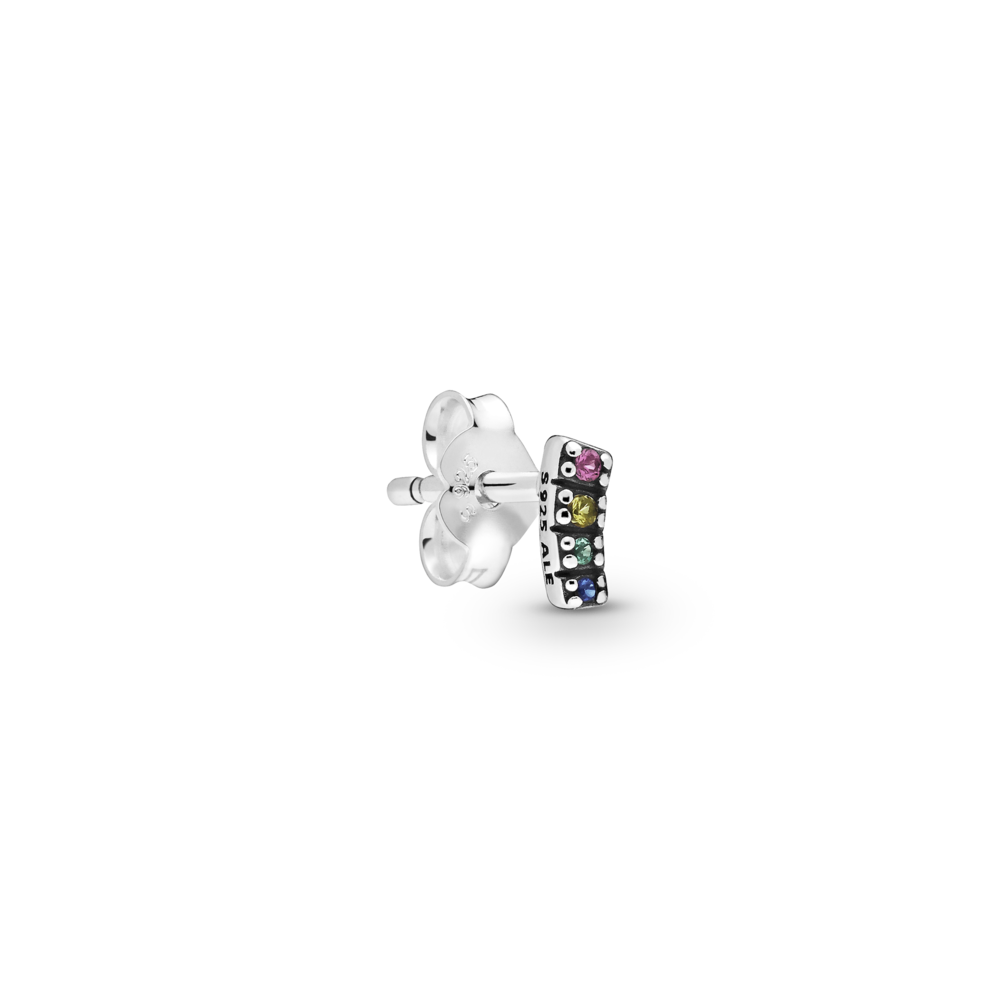Срібна сережка No Brand Мій Прайд 298547C01 (1713078810)