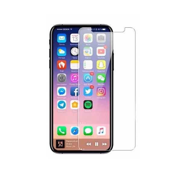 Защитное стекло Coolki 2D для Apple iPhone X/Xs 5.8 Прозрачное