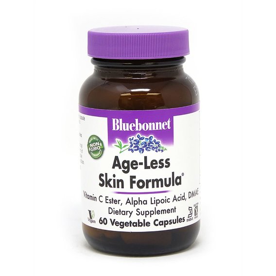 Комплекс для кожи, волос, ногтей Bluebonnet Nutrition Age-Less Skin Formula 60 Veg Caps