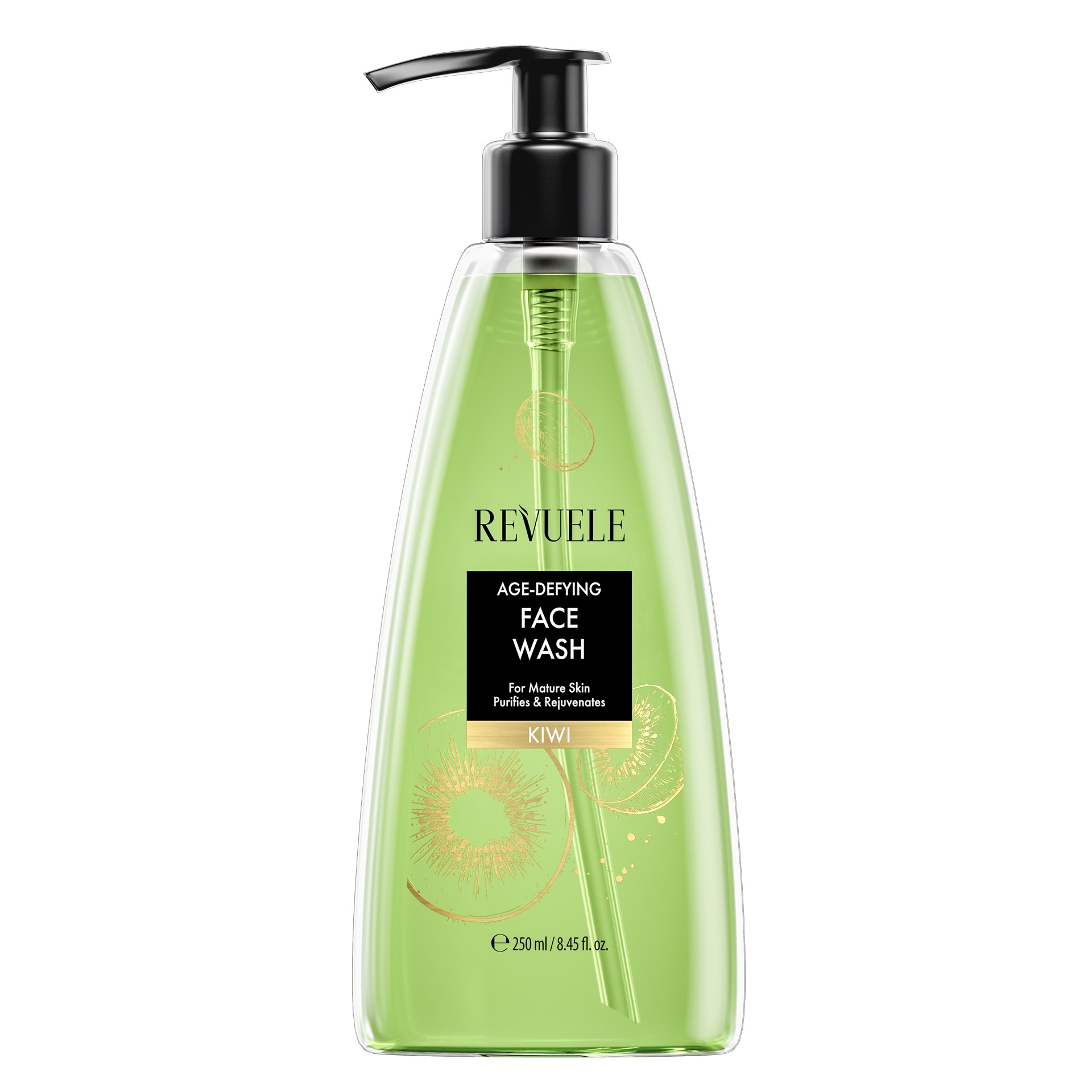 Антивіковий гель для вмивання з ківі FRUITY FACE CARE Revuele 250 мл