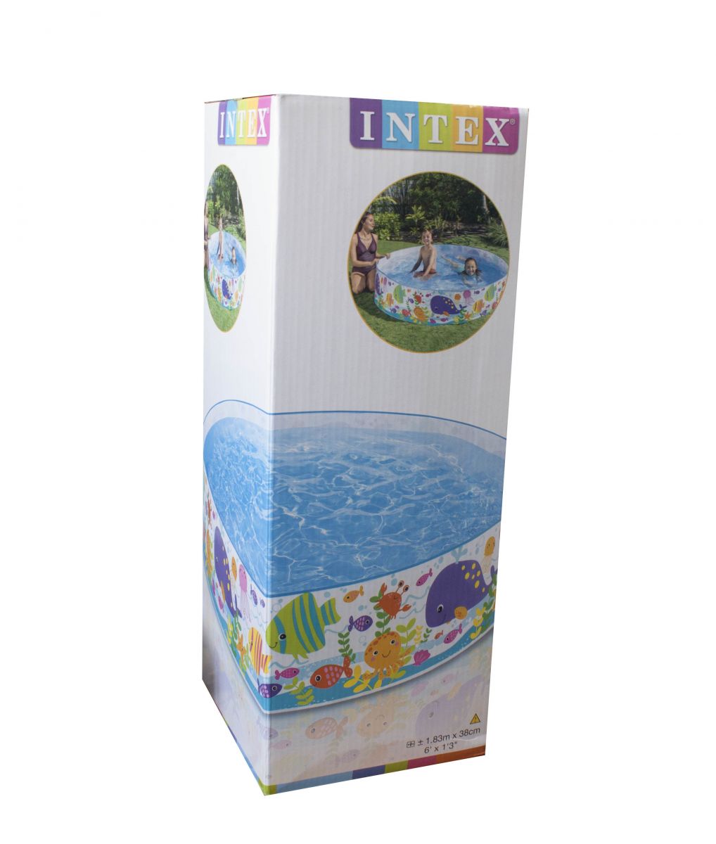 Дитячий каркасний басейн Intex Блакитний (56452)