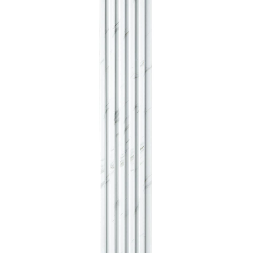 Декоративная стеновая рейка Sticker Wall PS 2900x120x12 мм Светлый камень (SW-00002134)