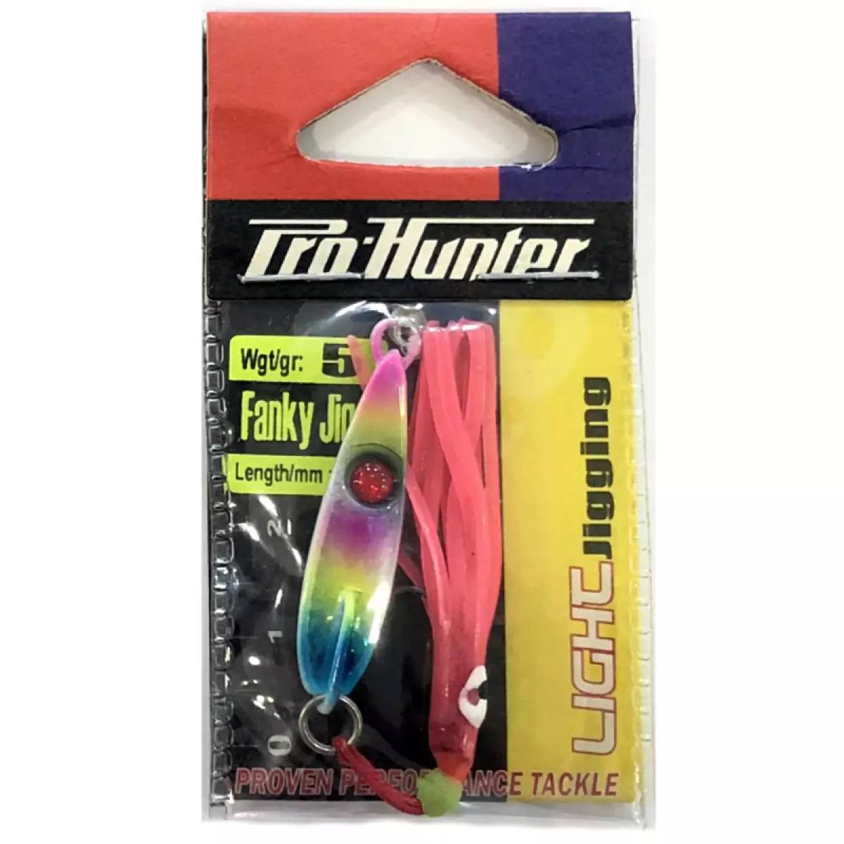 Пилькер Prohunter Fanky Jig with skirt assist hook 5g Розовый (1013-9637.00.72)